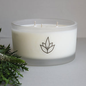 Urban Garden Scents essential oil and soy wax bowl candle. With Cedarwood & Geranium this scent blend is warm, earthy and soothing. all natural scented candle. gift ideas. mindfulness candle, meditation candle