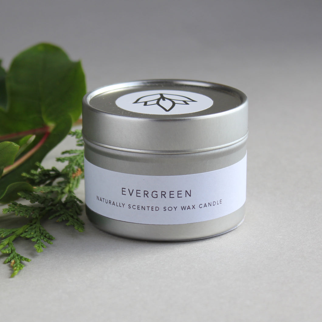 Evergreen - travel candle