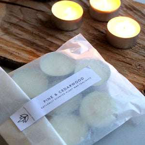 Winter votives and scented tealights